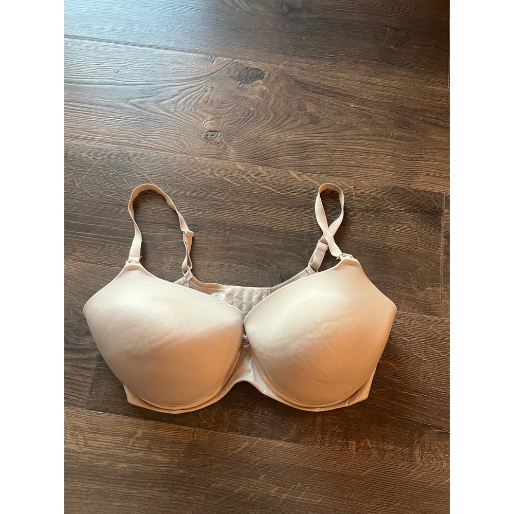 Gilligan & O'Malley Nursing T-Shirt Bra 38DD Beige Underwire Maternity Bra